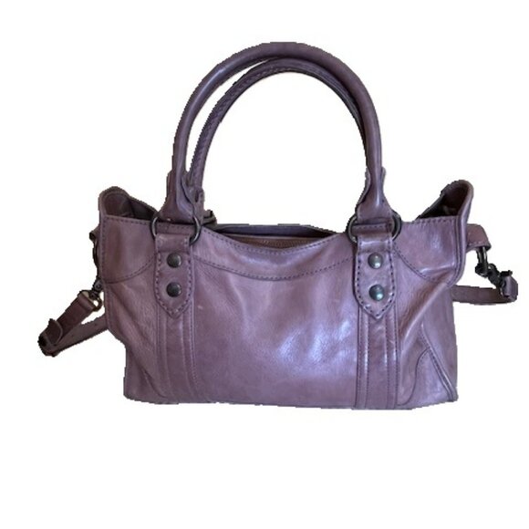 Frye. Orchid Melissa Zip Satchel Leather bag . - Picture 2 of 13